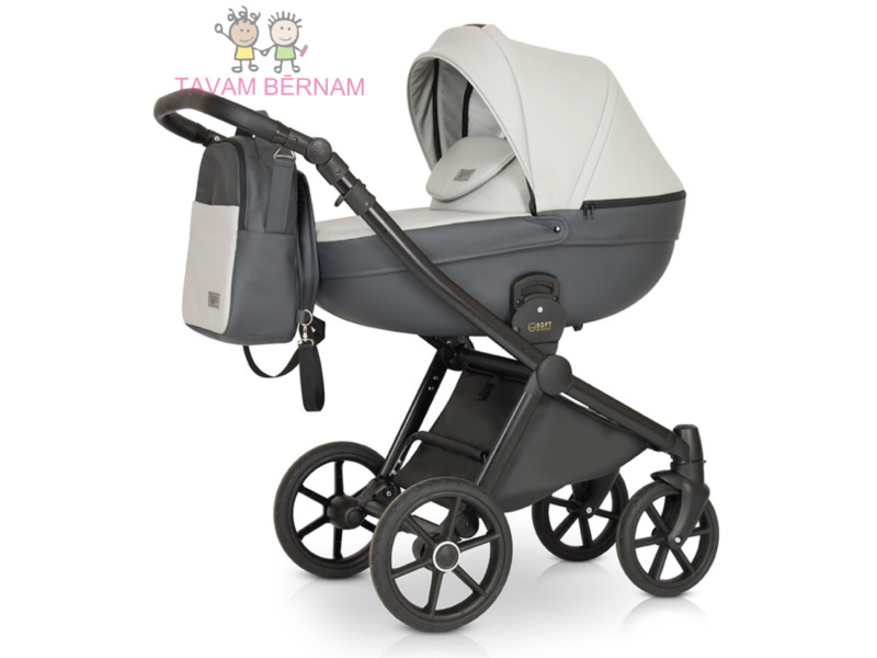 Verdi Mirage Soft 3-1 col.06 (Eco pelēka), bērnu universālie ratiņi 3-1 Verdi Mirage Soft 3-1 col.06 (Eco pelēka), bērnu universālie ratiņi 3-1